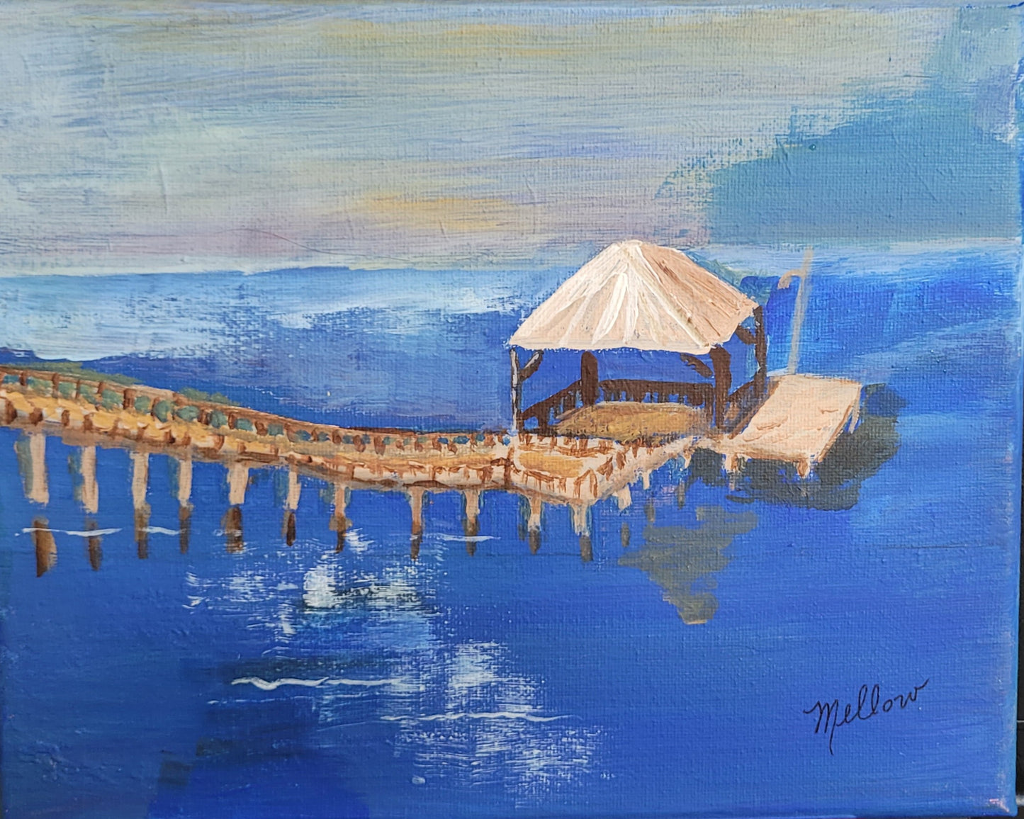 Orange Street Pier "Pier of Serene Reflections" MA1009s 8x10